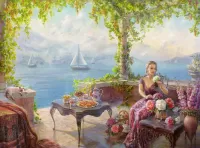 Пазл У моря