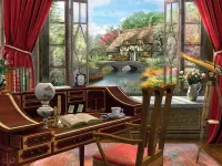 Пазл У окна