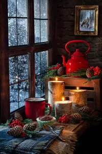 Пазл У окна