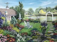 Пазл У озера