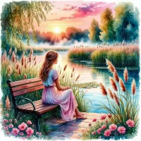 Пазл У озера