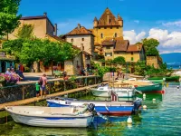 Пазл У причала