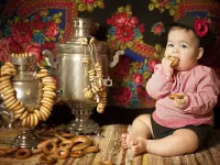 Пазл У самовара