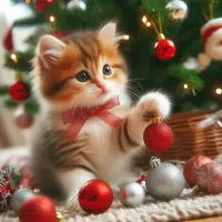 Пазл У ёлки 