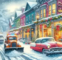 Пазл Уборка снега