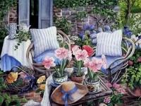 Пазл Уголок сада