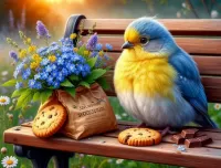 Пазл Угощение для птицы 