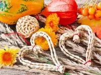 Пазл Украшения из соломы