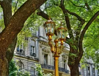 Пазл Уличный фонарь