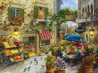 Пазл Уличный ресторан