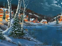 Пазл Улица на берегу