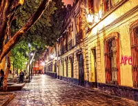 Пазл Улица ночью