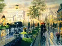 Пазл Улица Парижа