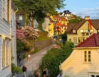 Пазл Улица в Бергене