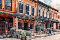 Пазл Улица в Сингапуре