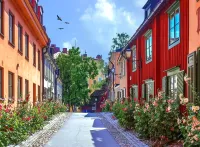 Пазл Улица в старом городе 