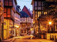 Пазл Улица в сумерках