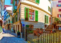 Пазл Улица в Цюрихе