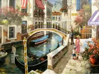 Пазл Улочка в Венеции