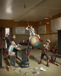 Пазл Урок географии 