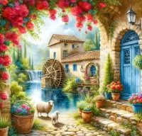 Пазл Уютный двор