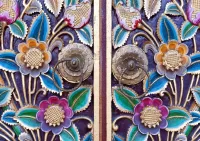 Пазл Узор на дверях