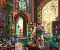 Пазл В библиотеке