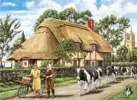 Пазл В деревне