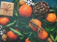 Пазл В дымке снега