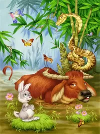 Пазл В джунглях