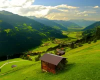 Пазл В горах