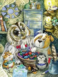 Пазл в гостях у совы