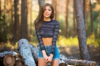 Пазл В лесу