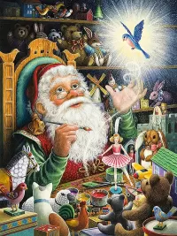 Пазл В мастерской Санты
