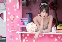 Пазл В розовом цвете