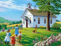 Пазл В школу