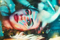 Пазл В синих тонах