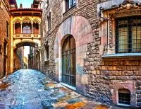 Пазл В старом городе