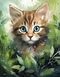 Пазл В траве