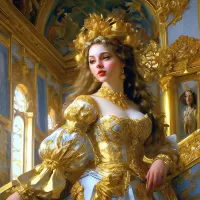 Пазл В золоте