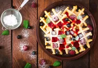 Пазл Вафельный десерт