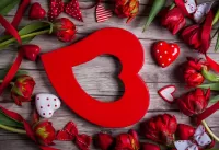 Пазл Валентинка