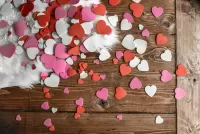 Пазл Валентинки и мех