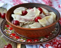 Пазл Вареники с вишней 