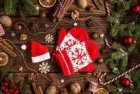 Пазл Варежки 