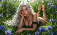 Пазл Васильковый рай