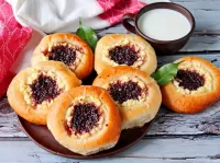 Пазл Ватрушки и молоко