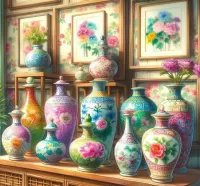 Пазл Вазы