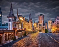 Пазл Вечер в Бельгии