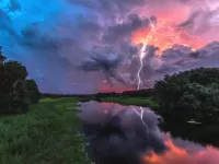 Пазл Вечерняя гроза